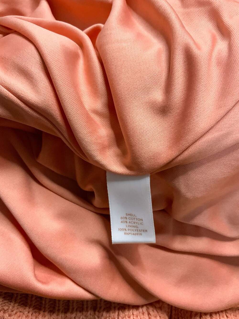 LC Lauren Conrad Skirt Women’s Size S Coral Pink Knit Midi - Picture 4 of 5